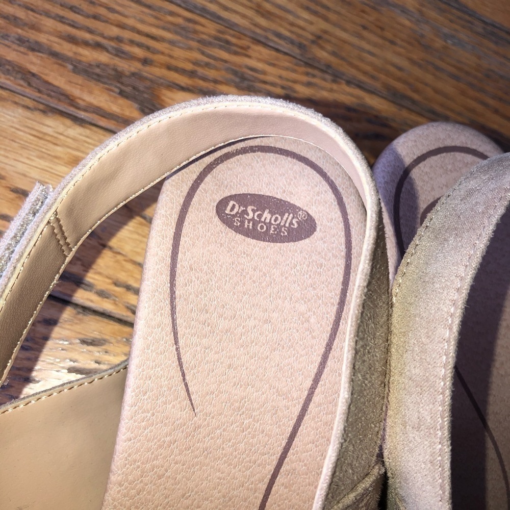 NWOB Dr. Scholl's Freestone Tan Low Heel Sandals - Picture 5 of 9